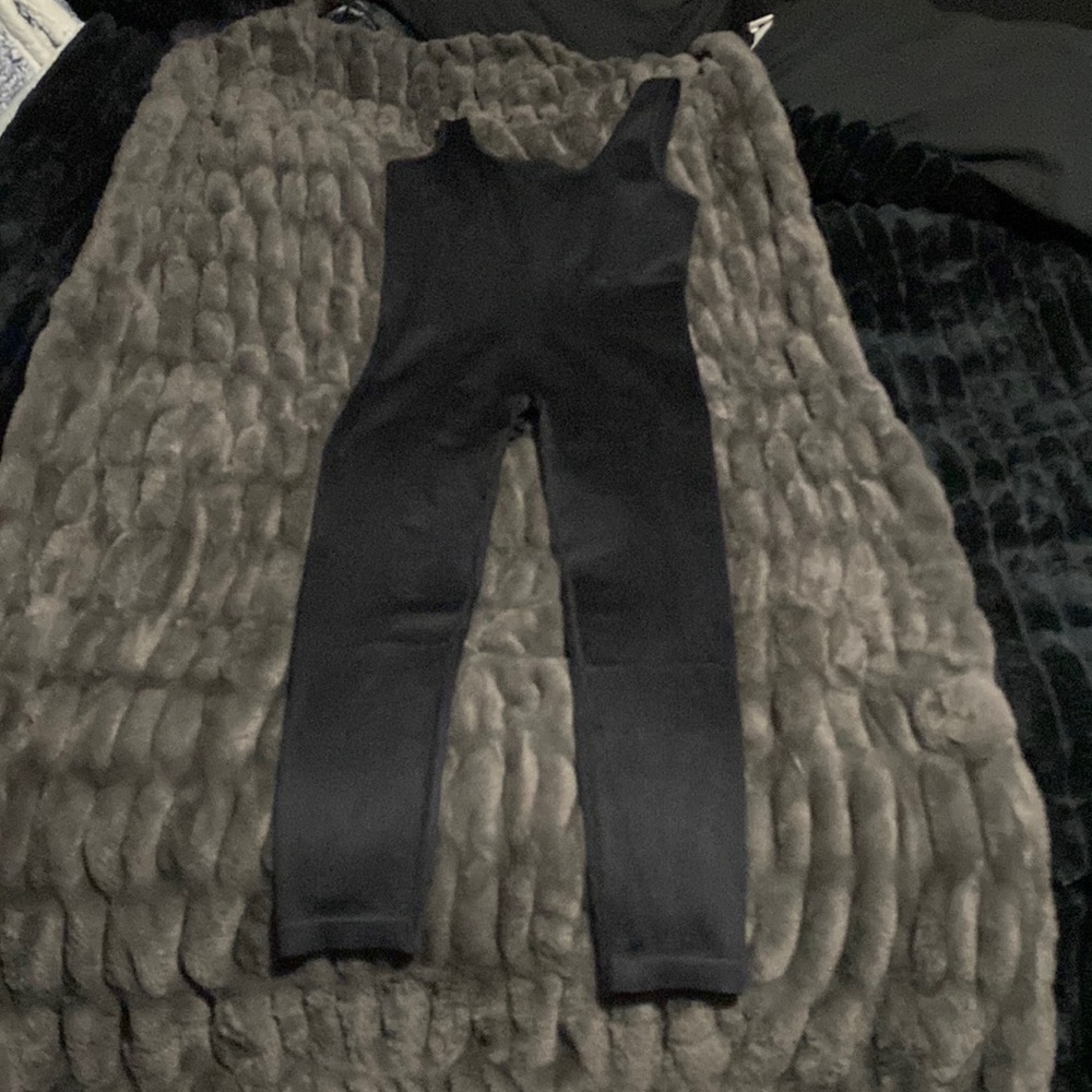 Black spandex one piece